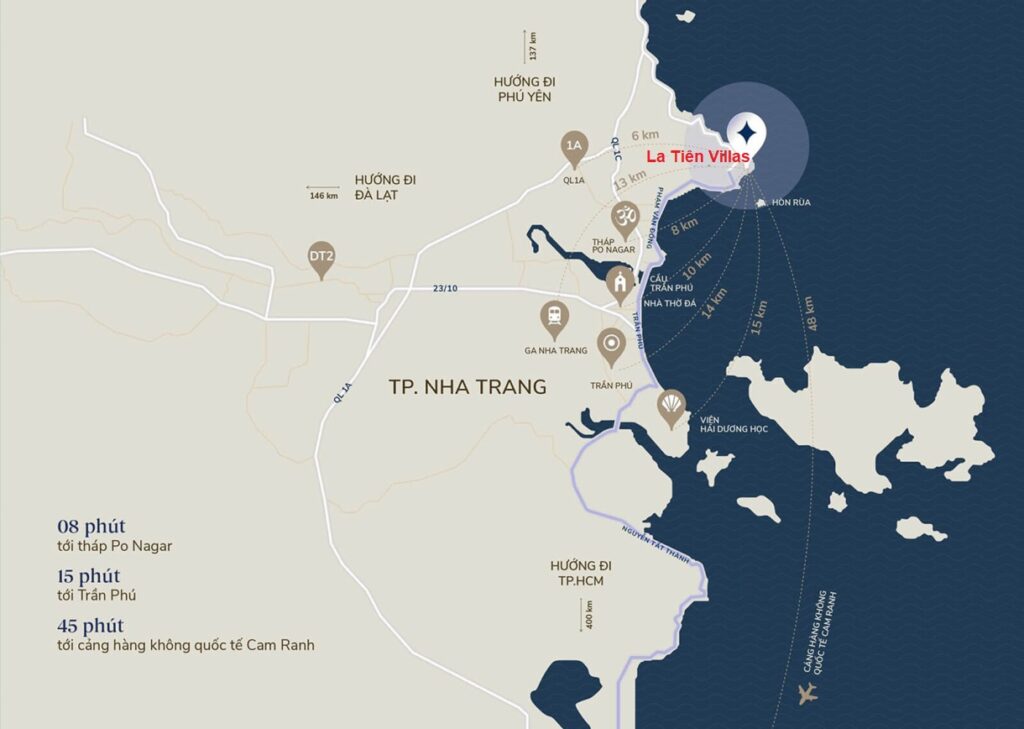 Vị trí toạ lạc dự án La Tiên Villa